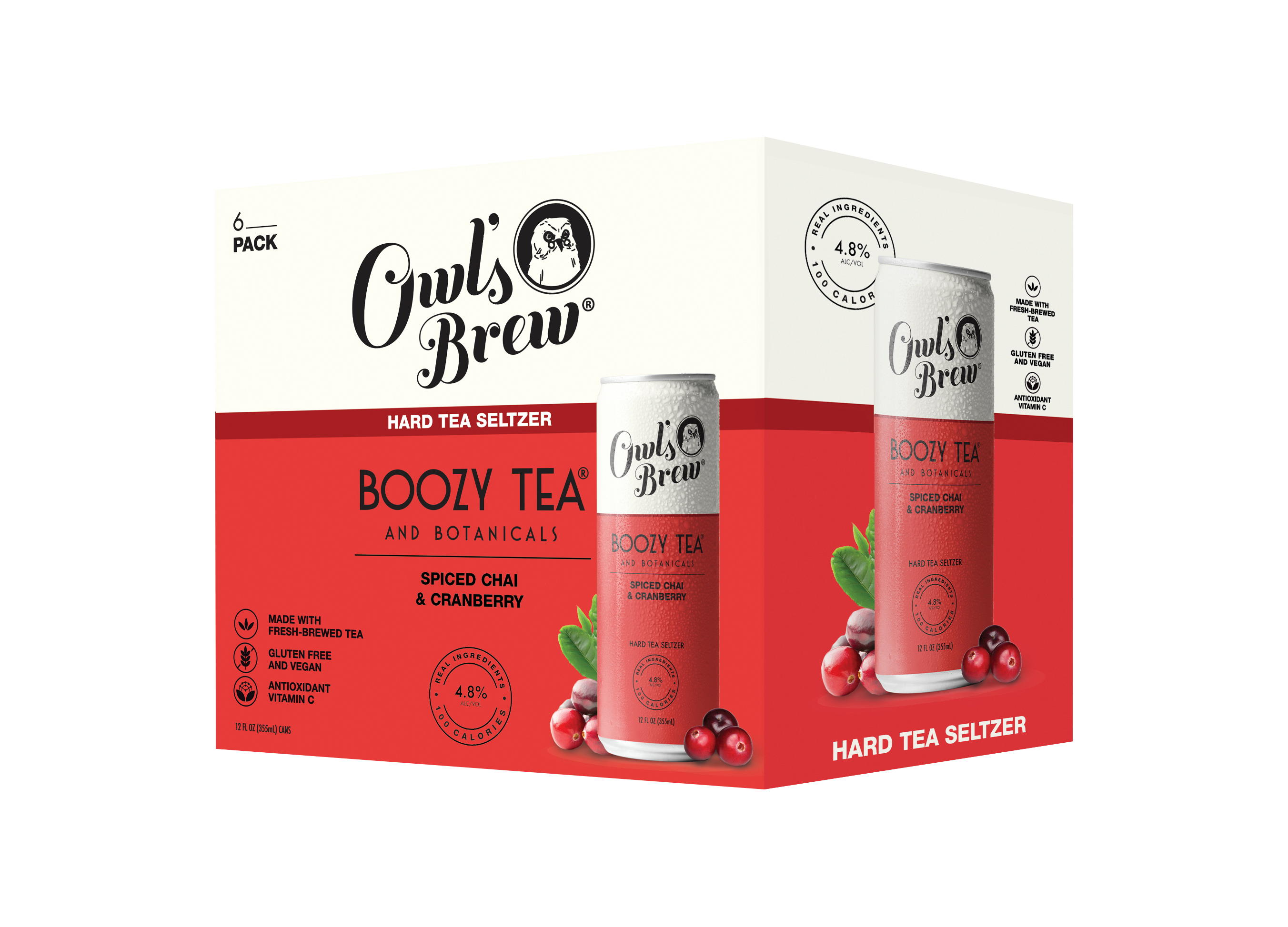 Owl’s Brew Launches Cozy Cranberry Chai Seltzer For The Holidays!